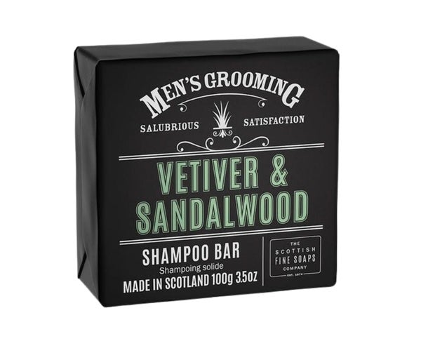 The Scottish Fine Soap Company palashampoo Vetiver and Sandalwood 100 g