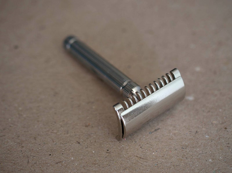 Fatip Piccolo Nickel DE Safety Razor Open Comb 2