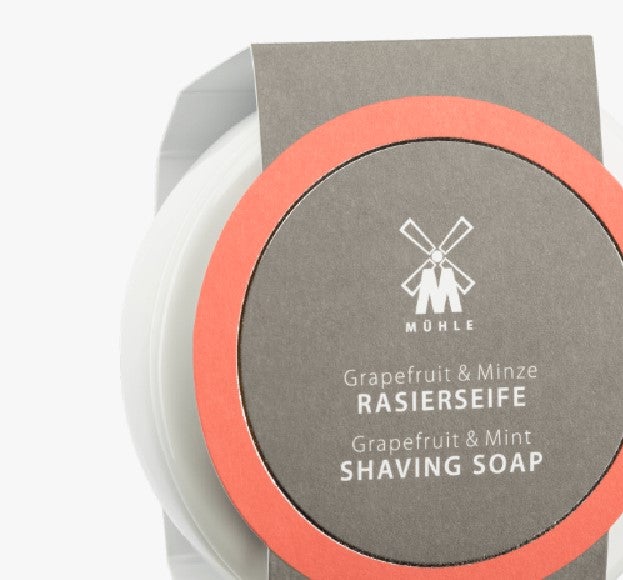 M&uuml;hle Greippi & Minttu parranajosaippua kulhossa 65 g
