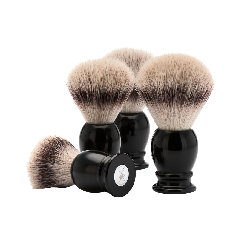 M&uuml;hle synteettinen partasuti silvertip